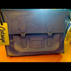 Small plastic cosmetic bag